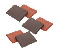 MUELODSIC 6 Pièces Turtle Tank Clay Bricks for Reptile Landscaping Handmade Ceramic Blocks with Porous Material for Safe Turtle Habitat and Humidity Control