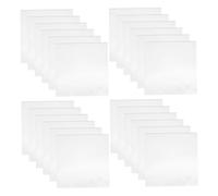 MUELODSIC 60 pièces Pochettes Vinyle Autocollantes Protection Disques Vinyles Extérieures Anti-Rayures Album