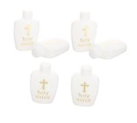 MUELODSIC 6pièces Bouteilles Saintes Plastique De Accessoires Décoratifs pour Église Baptême Et Exorcisme Design Croix Pratiques Et Légères