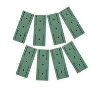 MUELODSIC 8 pièces Fixateur Multiprise Autocollant Mural Support Adhésif sans Poinçon pour Multiprises Prises et Routeurs Organiseur Câble Pratique pour Bureau et Maison