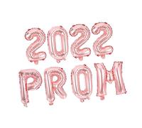 MUELODSIC 8 Pièces Set de Ballons Thème Graduation Rose Doré Décoration Suspendue pour Fête de Fin Études Anniversaire et Prom