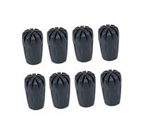 MUELODSIC 8pièces Pointe De De Randonnée Embouts Caoutchouc pour Bâtons De Trekking Marche Accessoires Universels pour sur Difficile