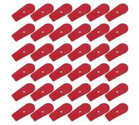 MUELODSIC 90 Pièces Sangles D'accordage pour Piano 90 Pièces en Cuir Véritable 17 Cm, Kit Professionnel D'outils de Réparation, Accessoires Précis pour Accordage et Entretien D'instruments