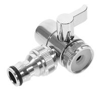 MUELODSIC Adaptateur de Robinet Lave-linge Portable Vanne de Dérivation, Raccord Fileté Intérieur 1/2 Pouce vers Extérieur 3/4 Pouce, Compatible Évier, Tuyau D'arrosage, Usage Domestique