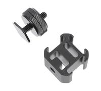 MUELODSIC Adaptateur Trépied à Vis avec Support Sabot Chaud Triple pour Appareil Photo DSLR Montage Facile pour Flash Microphone et Lumière de Remplissage Compatible Enregistrement Vidéo et