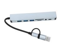 MUELODSIC Adaptateur USB Type- USB Splitter pour Ordinateur Portable Connecteur Multi-Interface à Rapide pour Clavier Disque Dur Imprimante