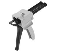 MUELODSIC Adhésif Bi-composant Outil Pratique de Mélange et Dosage Pistolet à Colle Métallique et Flexible pour Applications Époxy