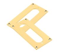 MUELODSIC Anneaux de Montage pour Micros de Guitare Électrique, Cadre Métallique Doré 92x46mm, Compatible Double Bobine à Simple Bobine, Lot de 2 Pièces, Accessoires pour Guitare