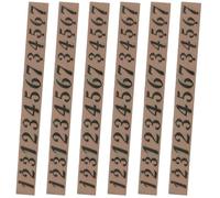 MUELODSIC Autocollants D’Échelle pour Tambour à Langue 15 Notes 6 Pièces Autocollants Amovibles sans Résidu Outil D’Apprentissage Pratique pour Percussion et Musique