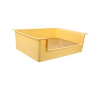 MUELODSIC Bac à Litière pour Lapin Grand Format Angle Pratique et Étanche Toilette pour Petits Animaux comme Cochons et Hamsters Design Rectangulaire Portable et Réutilisable