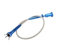 MUELODSIC Baguette Magnétique Pliable à 4 Griffes LED Outil de Ramassage Magnétique Flexible pour Vis et Objets Métalliques Outil de Préhension Portable Bleu pour Mécanique et Réparation