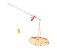 MUELODSIC Balance Traditionnelle pour Plantes Médicinales Balance Compacte Multi Usage Précise pour Cuisine Pâtisserie Café et Petites Mesures