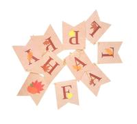 MUELODSIC Banderole Décorative Happy Fall avec Érable Guirlande de Fanions pour Fête Thanksgiving Décoration Murale Table Automne Bannière Suspendue pour Intérieur et Extérieur