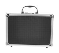 MUELODSIC Boîte à Outils Compacte Alliage Aluminium avec Mousse Protectrice Mallette Portable Polyvalente pour Rangement Sécurisé Instruments Appareils Photo et Cosmétiques