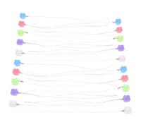 MUELODSIC Boîte à Souvenirs Dents de Lait Garçon et Filles 25 Pièces Plastique Multicolore Lanière Organisateur pour Rangement et Protection des Dents Perdues en Voyage