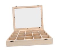 MUELODSIC Boîte à Spécimens avec Compartiments Organiseur de Collection de et Cristaux Rangement Protecteur pour Cadeau Éducatif pour Garçon Fille et de Géologie