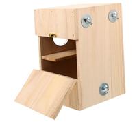 MUELODSIC Boîte de Nid pour Oiseaux Nichoir Élevage et Naturel pour Petits Oiseaux Nid Vide Personnalisable pour Jardin et Volière Extérieure