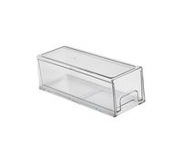 MUELODSIC Boîte de Rangement Transparent pour Réfrigérateur Bac Organisateur Étanche à Capacité Conservation Fraîcheur des Aliments Compatible Fruits et Viandes Facile à Nettoyer et