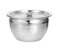 MUELODSIC Bol Mélangeur Inox 15 Cm avec Couvercle, Saladier Gigogne en Acier Inoxydable Épais, Bol Multifonction Cuisine, Pâtisserie et Stockage D’huile, Usage Domestique et Professionnel