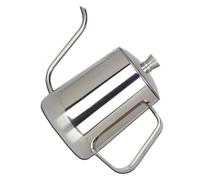 MUELODSIC Bouilloire à Café Acier Inoxydable de Cygne Long Bec Design Ergonomique pour Bureau avec Couvercle Étanche Style Moderne et Élégant