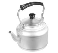 MUELODSIC Bouilloire en Aluminium Épais 4l, Grosse Capacité pour Cuisinière Gaz et Induction, Théière Traditionnelle 22 Cm, Marmite à Eau Bouillante pour Maison et Salon de Thé