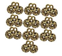 MUELODSIC Boules Creuses Vintage en Alliage à Breloques 20 Pcs, pour Création Bijoux Diy, Pendentifs Décoratifs, Ornement Vintage, Artisanat Bracelets et Colliers, Présent Anniversaire