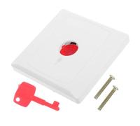 MUELODSIC Bouton Alarme Manuel avec Clé de Réinitialisation Réutilisable Bouton Urgence Mural pour Aide Rapide Sécurité Renforcée pour Personnes Âgées et Extérieur Détection Fiable des