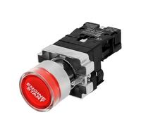 MUELODSIC Bouton Poussoir Dallumage Momentané pour Voiture Interrupteur Étanche PP Démarrage Moteur Commutateur Auto Multifonction Panneau de Auto Réinitialisable