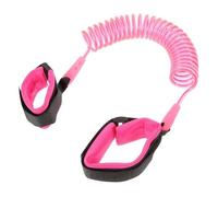 MUELODSIC Bracelet Perte Garçon Fille Élastique avec Lien de Sécurité Poignet Harnais Souple pour Protection Voyage et Sorties Rose