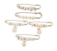 MUELODSIC Broches Sécurité pour Pantalon Serrage-taille 15 Pièces Perles Décoratives Multifonction Femmes Quotidien et Occasions Taille Ajustable