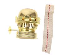 MUELODSIC Brûleur de Rechange pour Lampe Pétrole Ancienne Métal avec Mèche Intégrée Support pour Lampe Huile Kérosène Rétro Accessoire Pratique pour Remplacement et Entretien