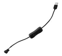 MUELODSIC Câble Adaptateur USB vers Broches pour Ventilateurs Pc et Refroidissement Routeur avec Interrupteur Cordon Alimentation Ventilateur Compatible Ordinateur et Appareils Divers