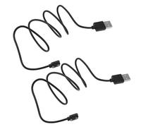 MUELODSIC Câble de Charge Magnétique et Noir 2pcs pour Montre Connectée Design Élégant en PC et Abs, Flexible et Solide, Compatible Smartwatch