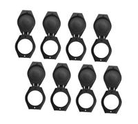 MUELODSIC Cache pour Webcam D'ordinateur Portable Abs Noir 8 Pièces Protection Lentille sans Dommage Adapté aux PC Portables et Ordinateurs de Bureau