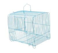 MUELODSIC Cage à Oiseaux Portable Fil Métallique Respirant pour Perruches Cage de Voyage Sécurisée Délevage pour Petits Animaux Transport