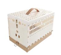 MUELODSIC Cage Pliable pour Pigeons Plastique Abs Cage Domestication et Transport avec Plateau Amovible Design Pratique et Portes pour Entraînement et Relâche Ultra Compacte