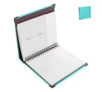 MUELODSIC Carnet Porte-billets de Cinéma Bleu Turquoise 33 Pages Pochettes Transparentes, Album Photo de Billets de Concert et Train, Organiseur Léger et Compact pour Collectionneurs