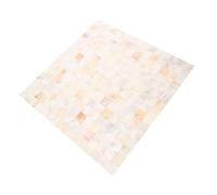 MUELODSIC Carrelage Adhésif Décoratif Mural et Sol Mosaïque Naturelle Blanche sans Joint Facile à Poser et Nettoyer pour Salon Cuisine Entrée et Chambre Autocollant Résistant sans