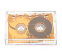 MUELODSIC Cassette Audio Enregistrable 40-60 Bande Audio Vierge Orange Compatible Magnétophone Cassettes pour Interviews et Messages Vocaux Décoration Vintage Rétro D’Enregistrement