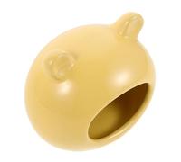 MUELODSIC Ceramic Hamster Hideout Cooling Nest Small Animal Shelter for Hamster Hedgehog Sugar Glider Cage with Playful Ice House Design and Easy-Clean Ceramic Material