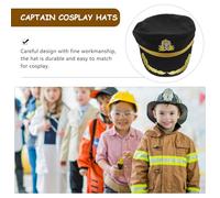 MUELODSIC Chapeau Capitaine Garçon Fille Décoratif Pour Fête Costume Marin Yacht Accessoire Cosplay