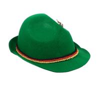 MUELODSIC Chapeau Jazz Panama Vert pour Halloween et Fête Accessoire Unique et Chic pour Parade et Photo Style Créatif Party Hat