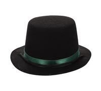 MUELODSIC Chapeau Melon pour Animaux de Compagnie Ajustable, Chapeau d'anniversaire pour Chien et Chat, Accessoire Costume Amusant, Taille Unique, Couleur Noire, Fête et Déguisement