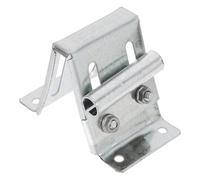 MUELODSIC Charnière Robuste pour Porte de Garage Résidentielle en Fer Argenté Support de Remplacement de la Partie Supérieure pour Accessoires de Portes de Garage