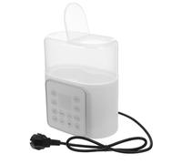 MUELODSIC Chauffe-Biberon Multifonction à Chauffage Constant Double Compartiment Blanc 220V Eu Portable Compatible Avec Différents Types de Biberons Voyage et Usage Familial