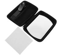 MUELODSIC Clip Miroir Selfie en Abs Noir Boîte de Rangement et Chiffon, Accessoire Photo pour Téléphone Portable, pour Voyage et Prise de Vue Réfléchie, Kit de Réflexion Couleur