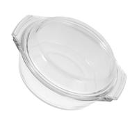 MUELODSIC Cocotte Verre Résistante Au Four et Micro Ondes avec Couvercle Bol pour Cuisson et Service Multifonction pour Stockage et Préparation