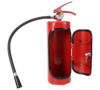 MUELODSIC Coffret Porte-Bouteilles de Vin Extincteur en Fer et Plastique Bar à Whisky Compact pour Rangement de Bouteilles Présent Anniversaire Homme Pompier Armoire à Vin Originale et