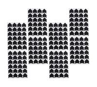 MUELODSIC Coins Autocollants Photo Rétro Noirs pour Scrapbooking Lot de 24 Pièces sur 8 Feuilles Coins de Protection Adhésifs pour Albums Photo DIY pour Loisirs Créatifs et Albums