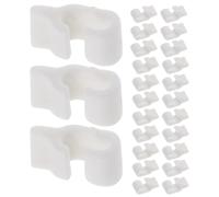 MUELODSIC Connecteurs Cubiques à Fils Blancs 48 Pièces pour Placard Modulaire, Connecteurs D’Angle en Plastique Résistants pour Organisateurs, Étagères Métalliques et Clôtures pour